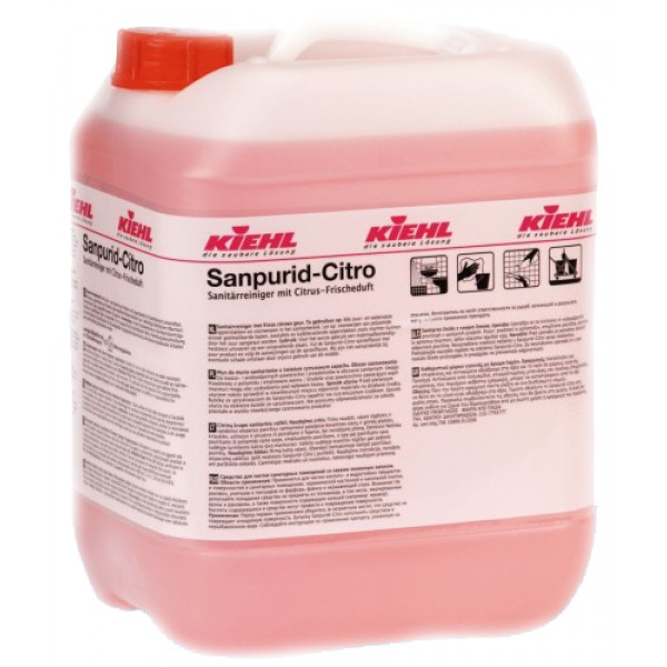 Sanpurid Citro 10L Kiehl detergent sanitar cu miros citric proaspat Sanpurid Citro 10L Kiehl detergent sanitar cu miros citric proaspat